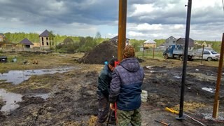Заказать монтаж винтовых свай в Куйбышев - цена под ключ с доставкой от 1868 шт